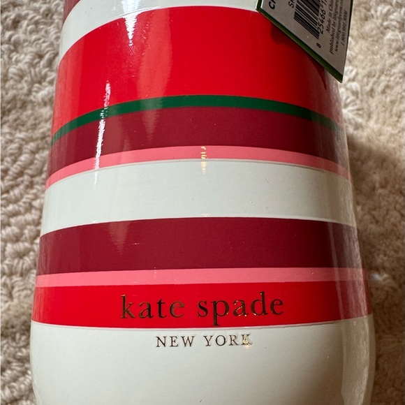 Kate Spade Stainless Steel Striped Tumbler NWT - Picture 3 of 5